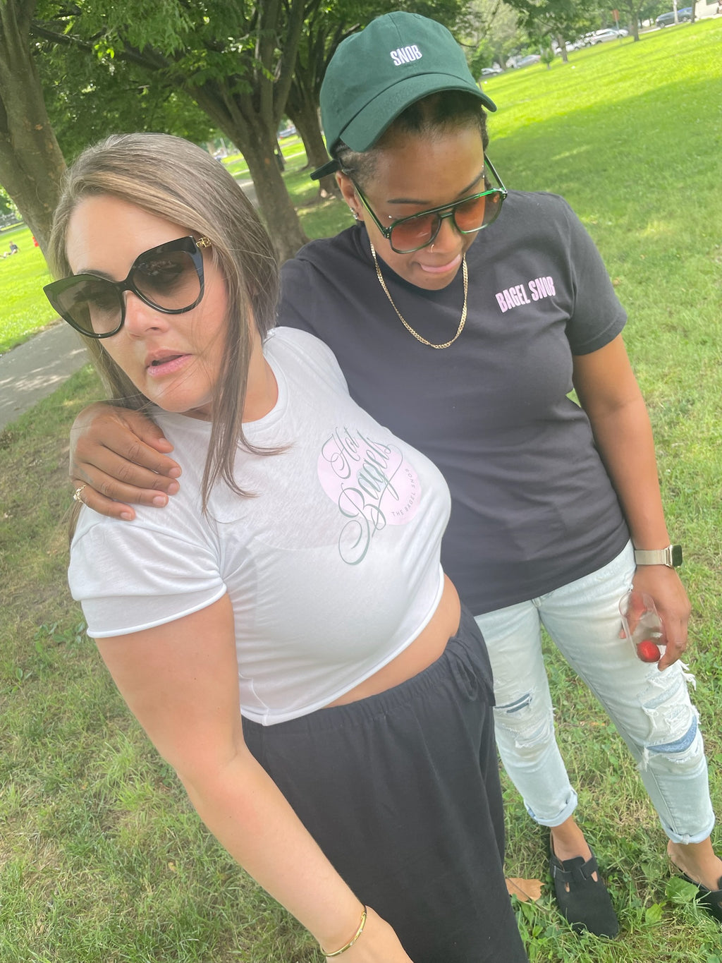 Hot Bagels Crop Top