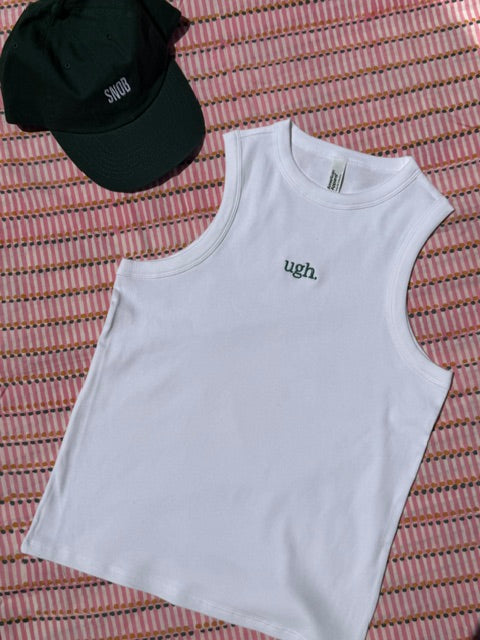 Ugh. Embroidered Tank