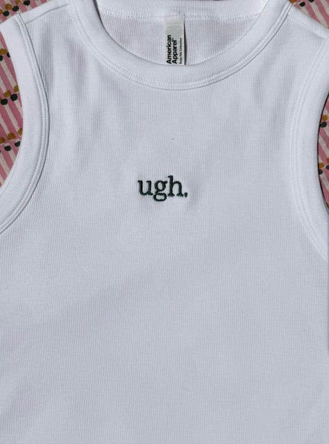 Ugh. Embroidered Tank