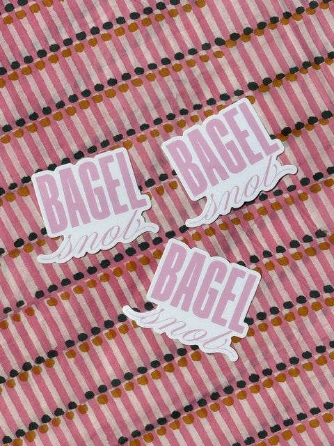 Bagel Snob Sticker