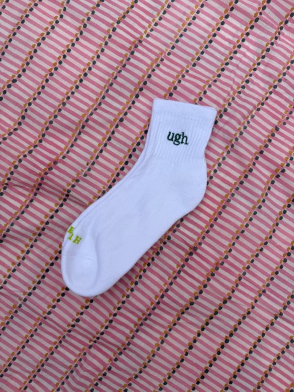 ugh. Embroidered Socks