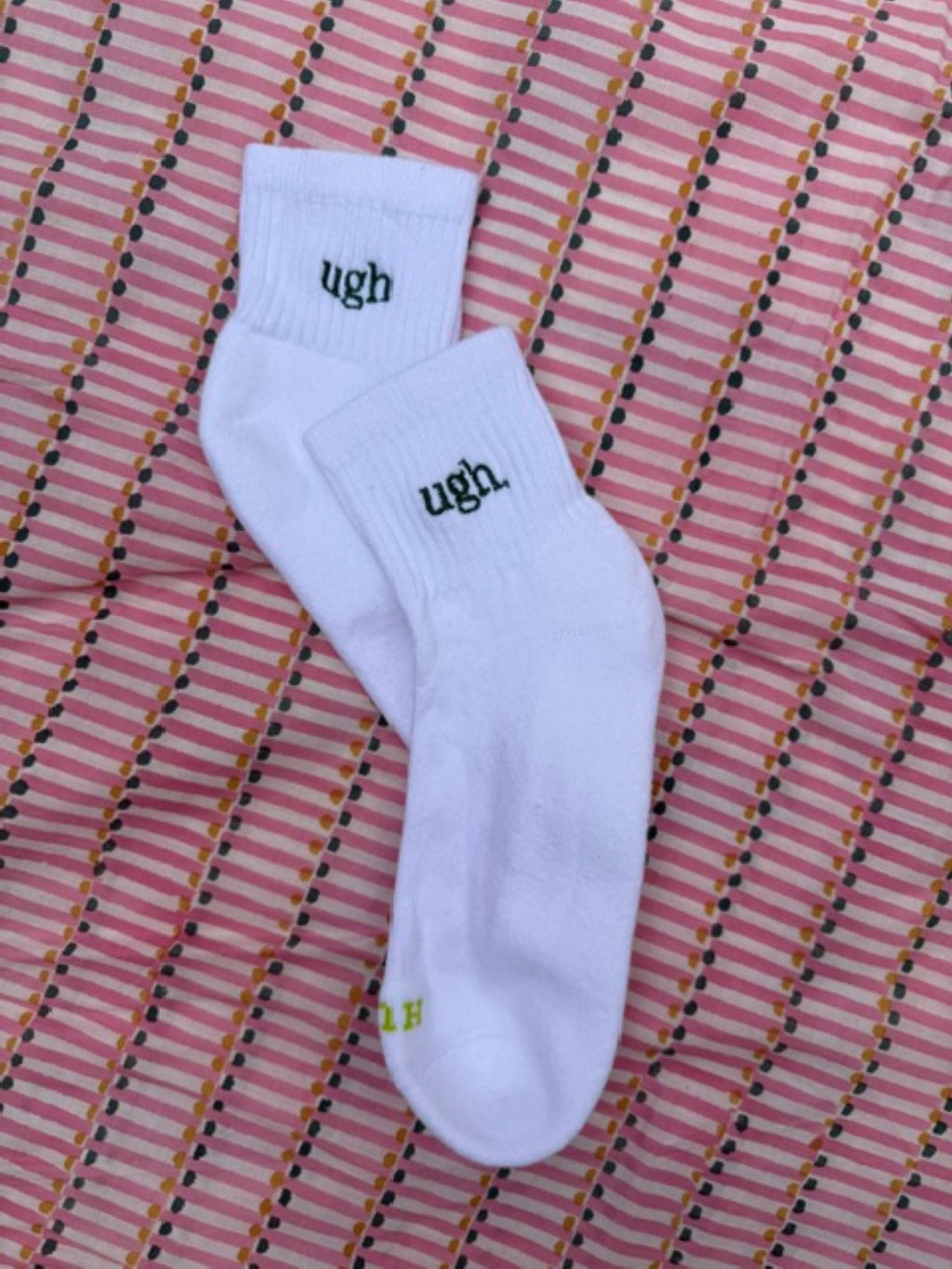 ugh. Embroidered Socks